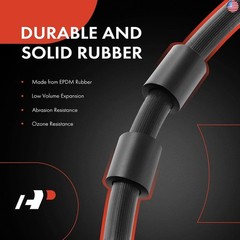 A-Premium Front Driver and Passenger Brake Hydraulic Hoses Compatible with
