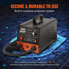 Dent Puller Machine 3000-Watt Spot Dent Puller Welder 6-Mode 120-Volt Digital Pa
