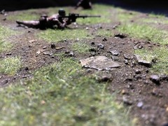 1/35 Scale Military Diorama Base Terrain Display Model Soldiers Figures Diecast