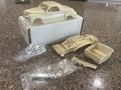 R & R RESIN 1950 PLYMOUTH 3 WINDOW RESIN KIT! CIRCA 90’s-2000’s! VMCP!