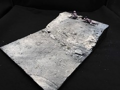 1/35 Scale Military Diorama Base Terrain Display Model Soldiers Figures Diecast