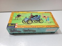 Vintage Revell Highway Pioneers 1903 Cadillac Model Kit Blue Parts Open Box