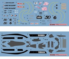 BEEMAX BX13002 1/12 Yamaha YZR-M1 ’07 Tech 3 Motorcycle Model Kit