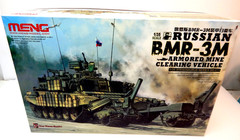 Meng 1/35 Russian BMR-3M Armored Mine Clearing Vehicle Model Kit SS-011 Open Box