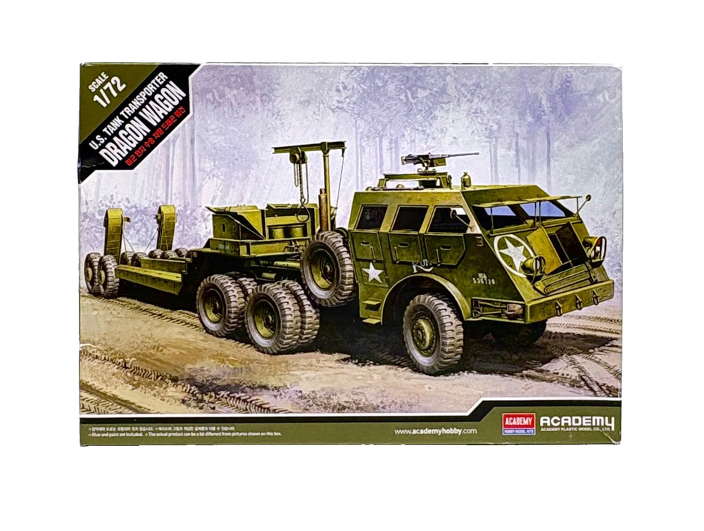 Academy 1:72 US Tank Transporter Dragon Wagon Military Truck Model Kit 13409 NIB