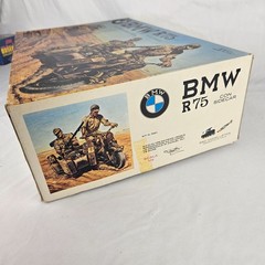 Vintage ESCI BMW R75 w/ Sidecar 1/9 Scale Plastic Model Kit