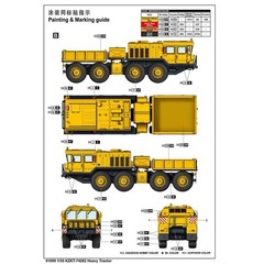 Trumpeter 01090 1:35 KZKT-74282 Heavy Tractor Plastic Model Kit