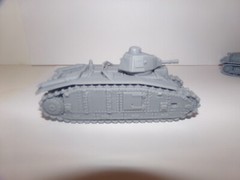Char B1 bis Model (1:100 to 1:48 scales)