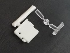 Diamond REO Truck Tractor BACK UP LIGHT & BRACKET for 1:25 AMT Model Kit