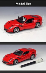 Bburago 1:24 Ferrari F12 TDF Diecast Alloy Sports Car Model – Premium Racing Car