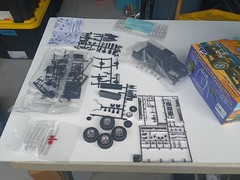 MPC 1984 GMC Deserter Pickup Truck Black 1:25 Scale Model (Parts Kit Only)