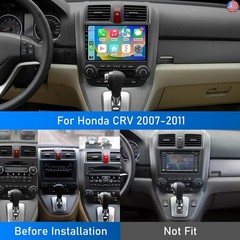 4GB+64GB 5G WiFi Car Stereo for Honda CRV 2007-2011 Radio with Wireless CarPlay