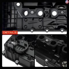 A-Premium Engine Valve Cover – Compatible with BMW Vehicles – 2.5L, 3.0L –