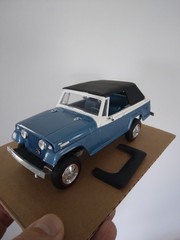 PRO-BUILT MPC 1968 JEEPSTER CONVERTIBLE 1:25 FROM MODEL KIT #2068-200 DETAILED !