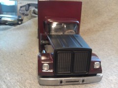 1/25 Scale Adult Built White Road Boss Custom Car Hauler.