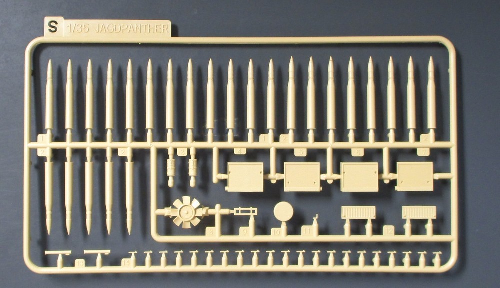 Rye Field Models 1/35th Scale Jagdpanther G2 – Parts Tree S from Kit No. 5022