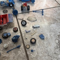 VINTAGE LOT MODEL KITS PLASTIC CARS HOT ROD PARTS and built body