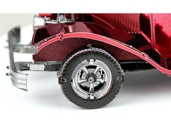 1932 FORD COUPE RED STEEL MODEL KIT BY METAL EARTH MMS198