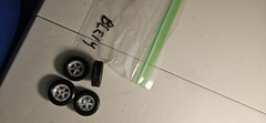 MODEL CAR MAG WHEELS AND TIRES BLE14