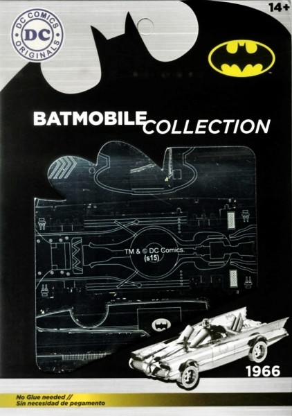 SD Toys BATMAN BATMOBILE 1966 DC COMICS3D Metal Model Kit Laser Cut