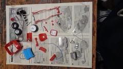 1969 vintage The Lindberg Line Modified 29 Roadster model kit USED & extra Car