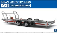 Aoshima Brian James Trailers A4 Transporter 1/24 Scale Model Kit from Japan