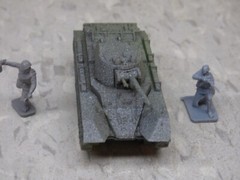 MIR / Roco Minitank Compatible WWII Russian bT-7 & Airfix Soldiers Lot#7427B©