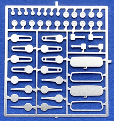 Detail Master DM 2210 1/24-1/25 Scale Interior Detail Set #1 Handles/Mirrors