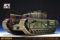 AFV Club 1/35 Churchill Mk III Infantry Tank w/Ordnance QF 75mm Mk V #35S54📌USA