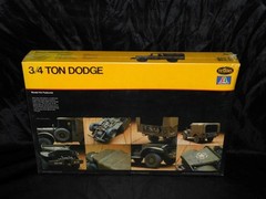 Testors Italeri 3/4 Ton Dodge NEW Model Kit WW2 Military Tuck 1:35 Scale 775
