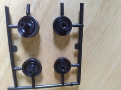 Wheels, Backs From Batmobile – AMT 1/25 – Parts