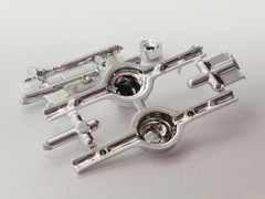 1933 Willys GASSER REAR AXLE / DIFFERENTIAL / DRIVESHAFT from AMT 1:25 Model Kit