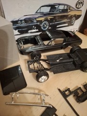 AMT ’67 SHELBY GT-350 MODEL CAR KIT BLK plastic 1:25 AMT834 Partially Together