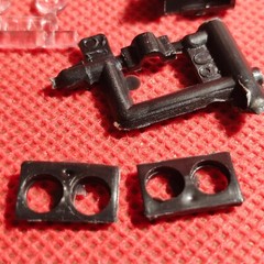Hinged Headlights Ferrari 512BB 1:24 Scale Model Car Part MPC