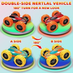 Car Toys for Ages 3-5 Boys, Push and Medium, Orange-yellow Kids’ Play Trucks