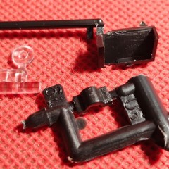 Hinged Headlights Ferrari 512BB 1:24 Scale Model Car Part MPC