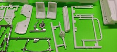 66 1966 Chevy Malibu SS 1/24 Body Hood Glass Bumper Interior Tub Frame Rear End