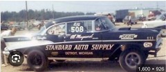 Decals – Standard Auto Supply ‘57 Chevy driven by Al Maynard. Beautiful!
