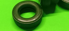 G70-15 Goodyear Whitewall Tire Custom Wide Tread Polyglas 72 Chevy Pickup 1/25