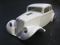 33′ Willys Stock Roof Coupe 1/25 Resin Body From Fremont Racing Specialties