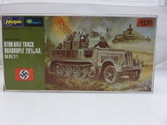 Hasegawa 8 Ton Half Track Quadruple 20m/mAA Sd.Kfz.7/1 1/72 Scale Model Kit 714