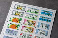1:24 3D License Plates Detail Set for scale model Cars