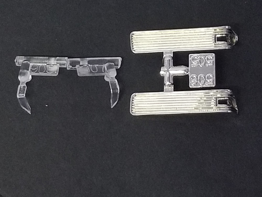 1958 Edsel Pacer OUTER GRILLES & SIGNAL LIGHTS from AMT 1:25 Model Kit 58