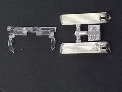 1958 Edsel Pacer OUTER GRILLES & SIGNAL LIGHTS from AMT 1:25 Model Kit 58