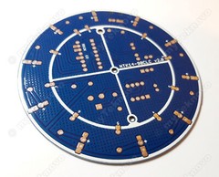 3x Large ROUND PCB Only for Jumbo LED Sequencer Chaser KIT NE555 CD4017 – USA