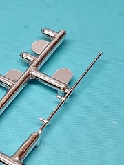 Revell AMT Ertl Monogram MPC 1/24 Model Part 1939 Chevy Coupe Chrome Antenna
