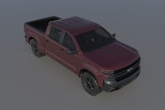 ABS-LIKE RESIN 3D PRINTED 1/25 2022 CHEVROLET SILVERADO 1500 KIT. PLEASE READ!
