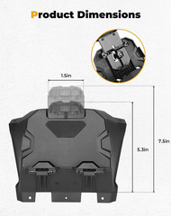 PRO XP Electronic Device Mounts with Storage Box, UTV Electronic Device Holder G