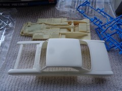 AMT # 636 1966 Chevy Nova Kit Parts Pictured only & Resen Stock Type Frame 1/25