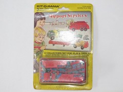 Vintage 1975 Kit-O-Rama Snap Together Models Airport Services, Made in Australia